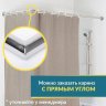 Карниз для душа П-образный 80х80 Усиленный 20 мм MrKARNIZ фото 7